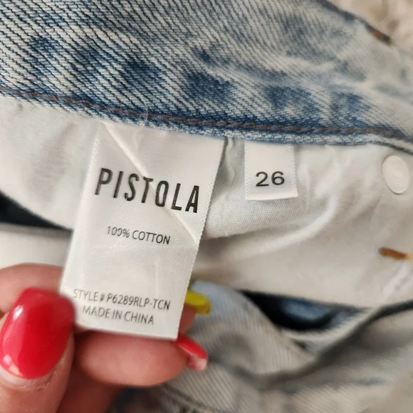Pistola Alexa Jeans‎ In Toscano Light Wash Denim Women's Size 26 - Picture 9 of 16